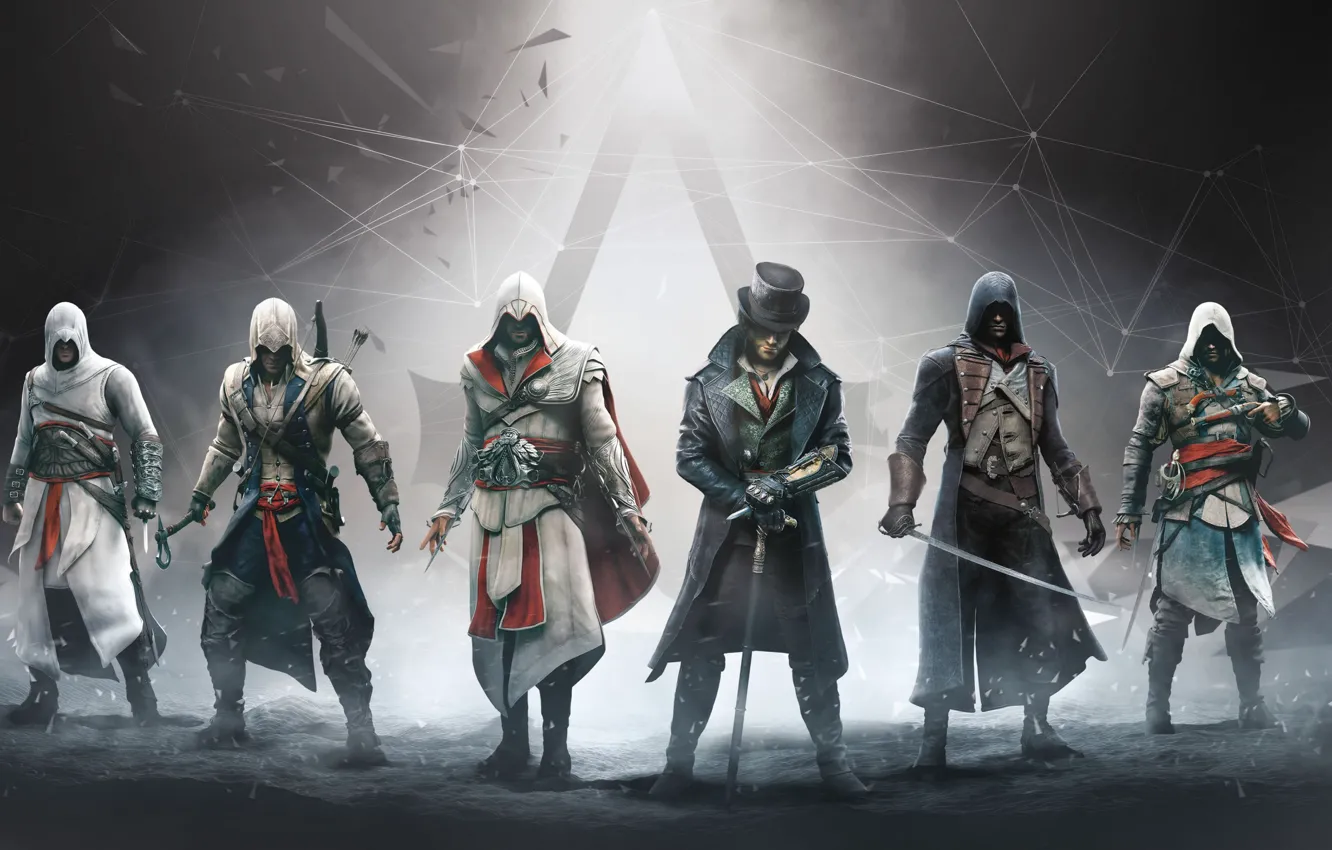 Фото обои Assassins Creed, Ubisoft, Убийцы, Ассасины
