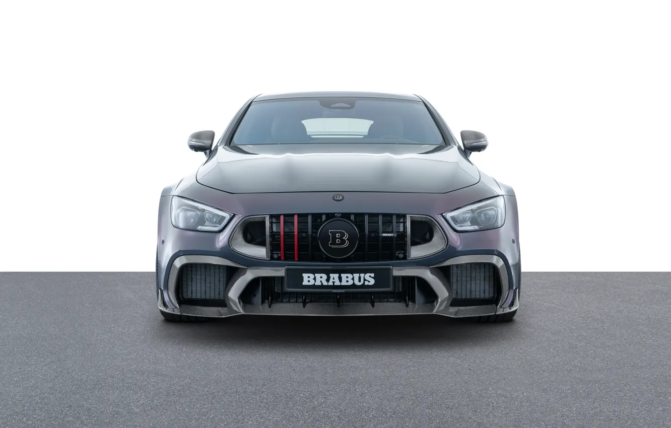 Фото обои Mercedes, Brabus, Blue, Front, AMG, Mercedes - Benz, Face, Sight