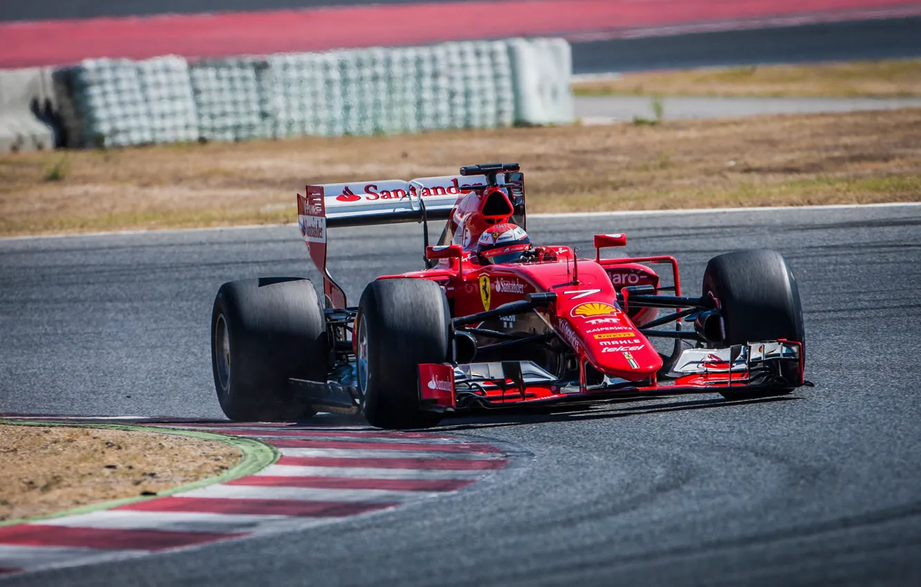 Фото обои Kimi Raikkonen, Tests, F1, Ferrar, 7