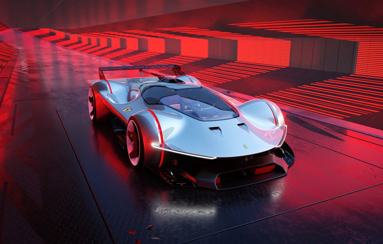Фото обои концепт, Ferrari, Vision, Gran Turismo, Ferrari Vision Gran Turismo