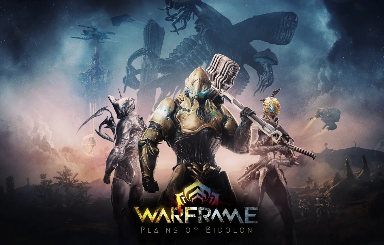 Фото обои игра, арт, существа, Warframe
