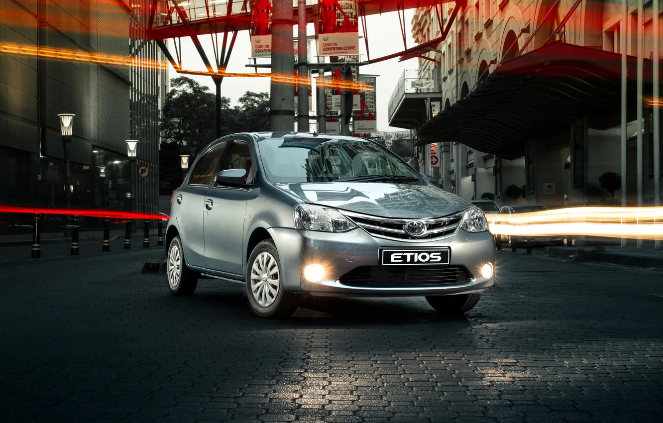 Фото обои Toyota, тойота, Hatchback, 2015, ZA-spec, этиос, Etios