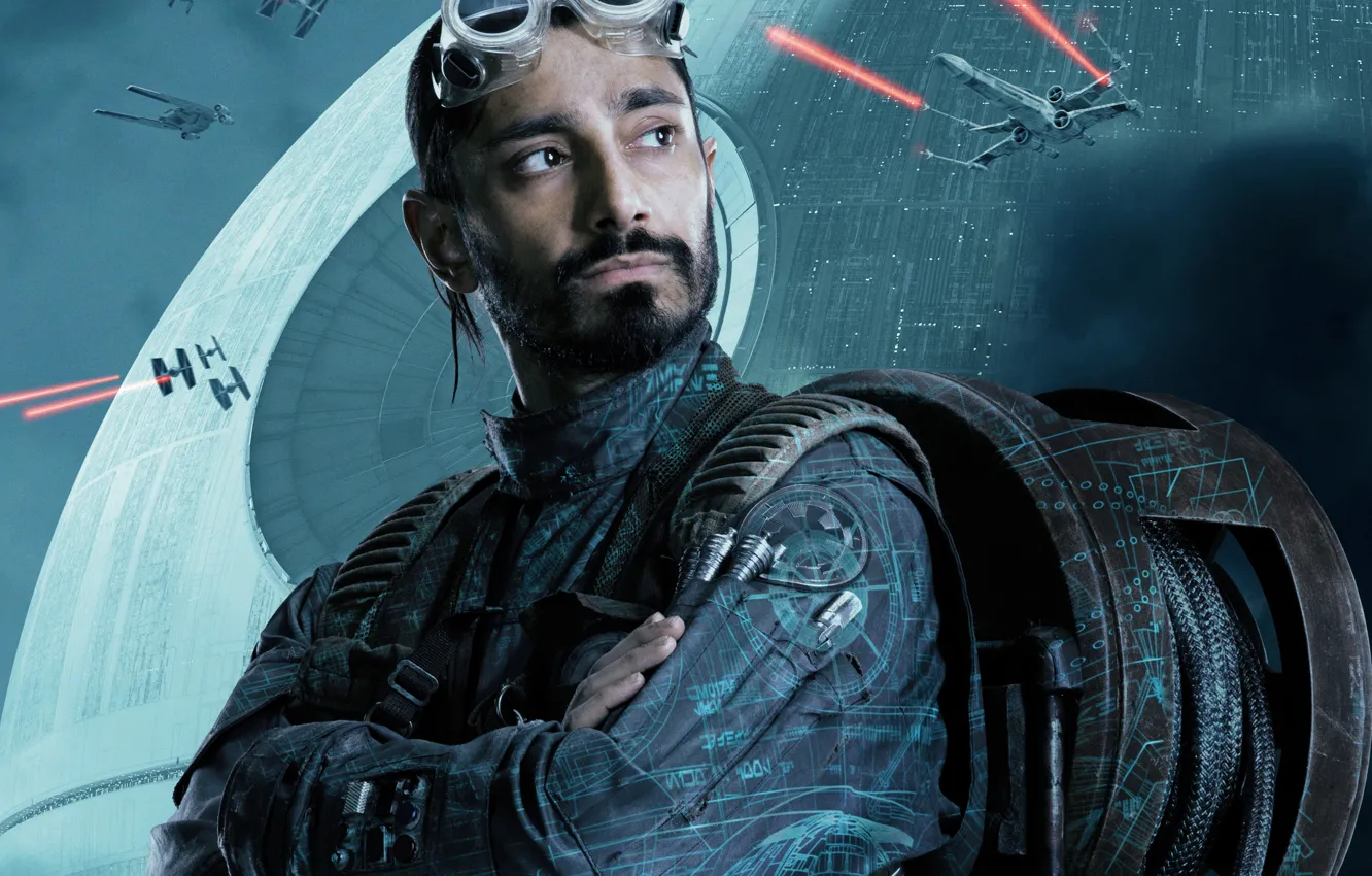 Фото обои фантастика, очки, постер, трос, Riz Ahmed, Rogue One, Изгой-один: Звёздные войны. Истории, Риз Ахмед