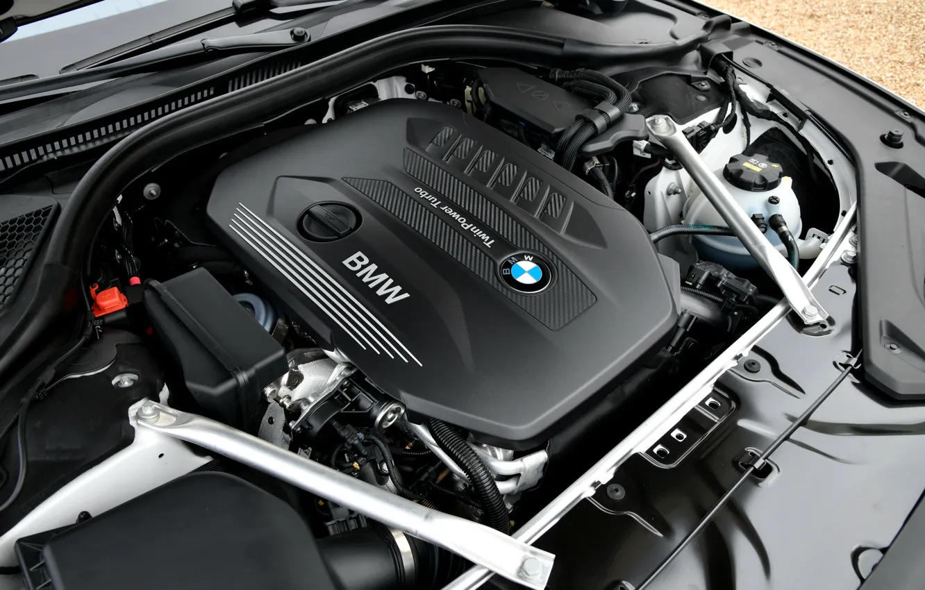 Фото обои двигатель, купе, BMW, крышка, 2018, 8-Series, 8er, G15