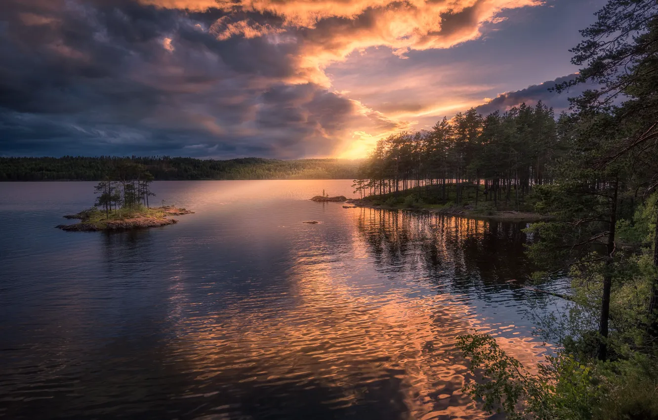 Фото обои Норвегия, Norway, The Island, Ringerike