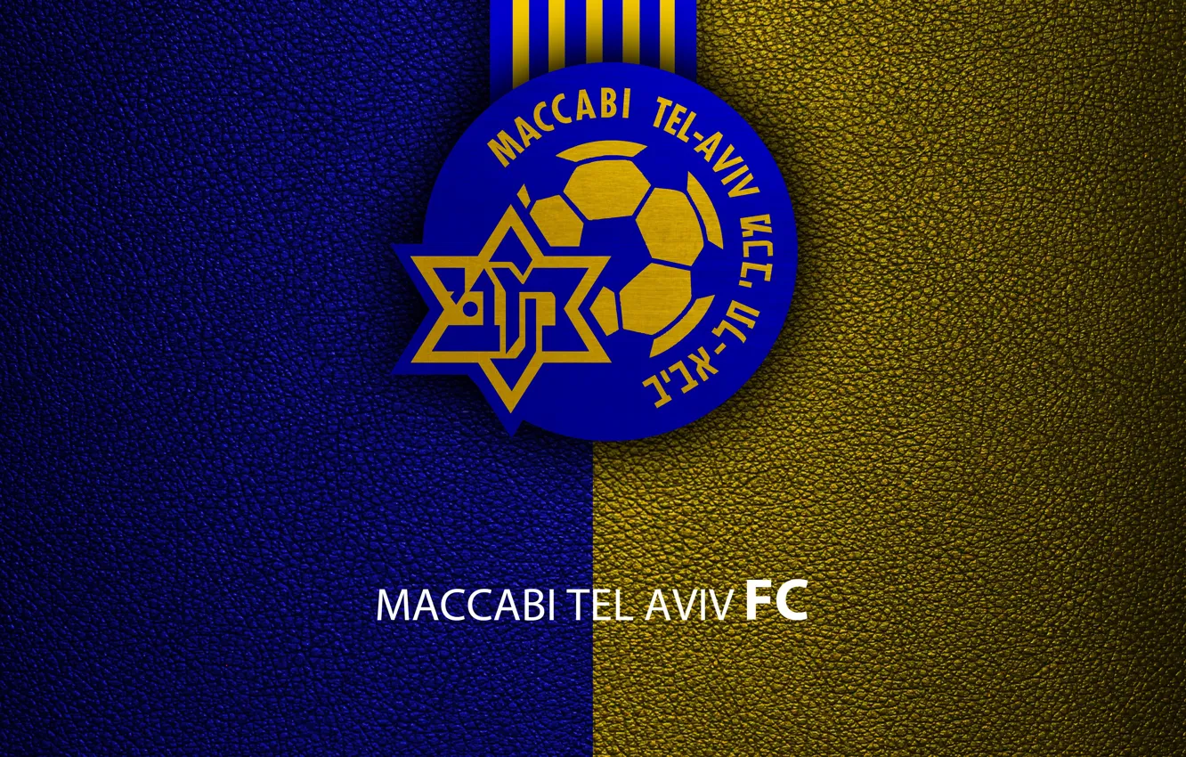 Фото обои wallpaper, sport, logo, football, Maccabi Tel-Aviv