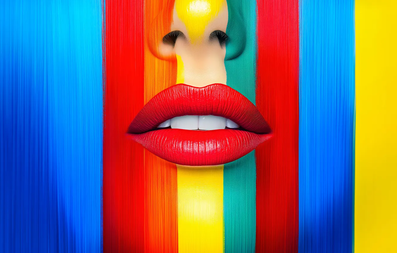 Фото обои color, ai art