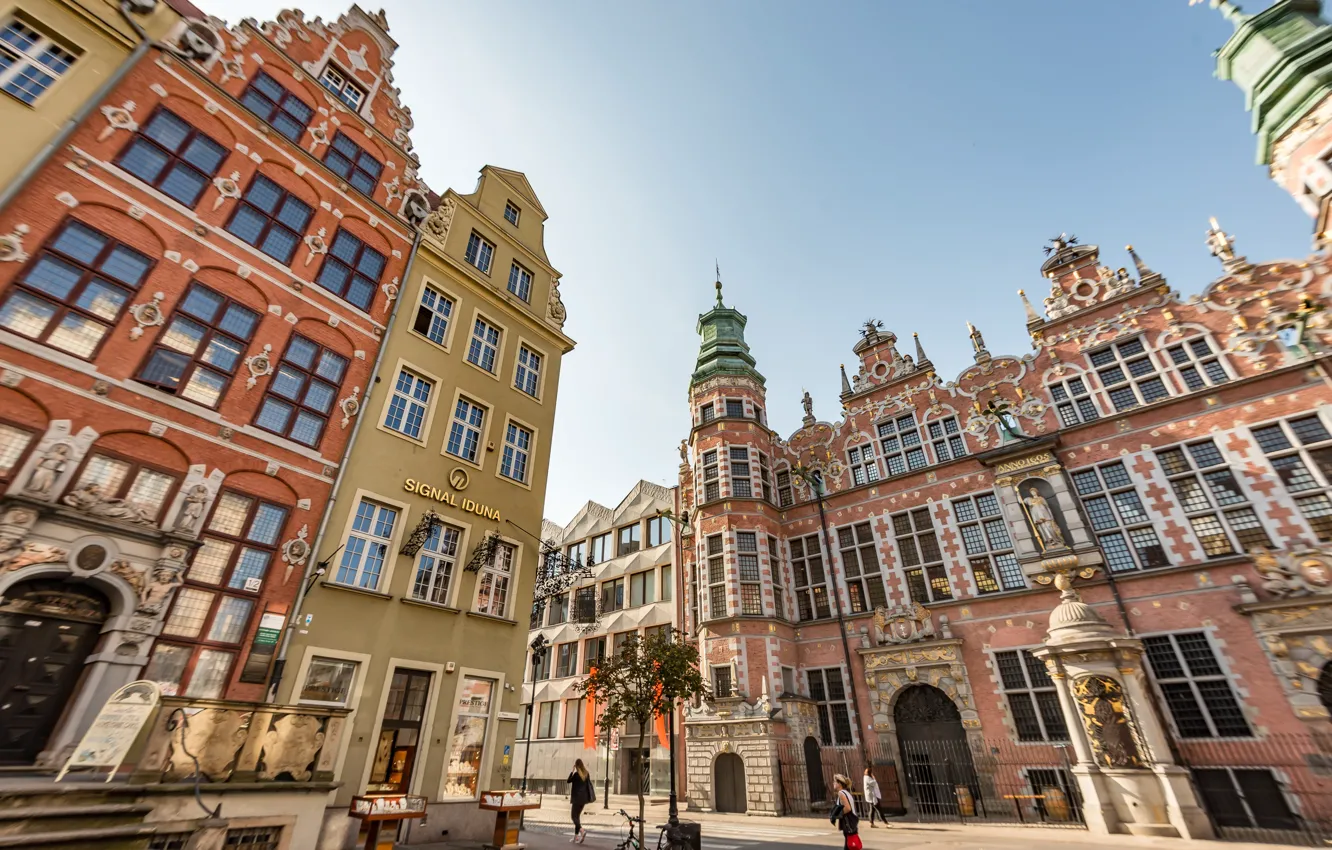 Фото обои здания, дома, Польша, архитектура, Poland, Gdansk, Гданьск, Great Arsenal