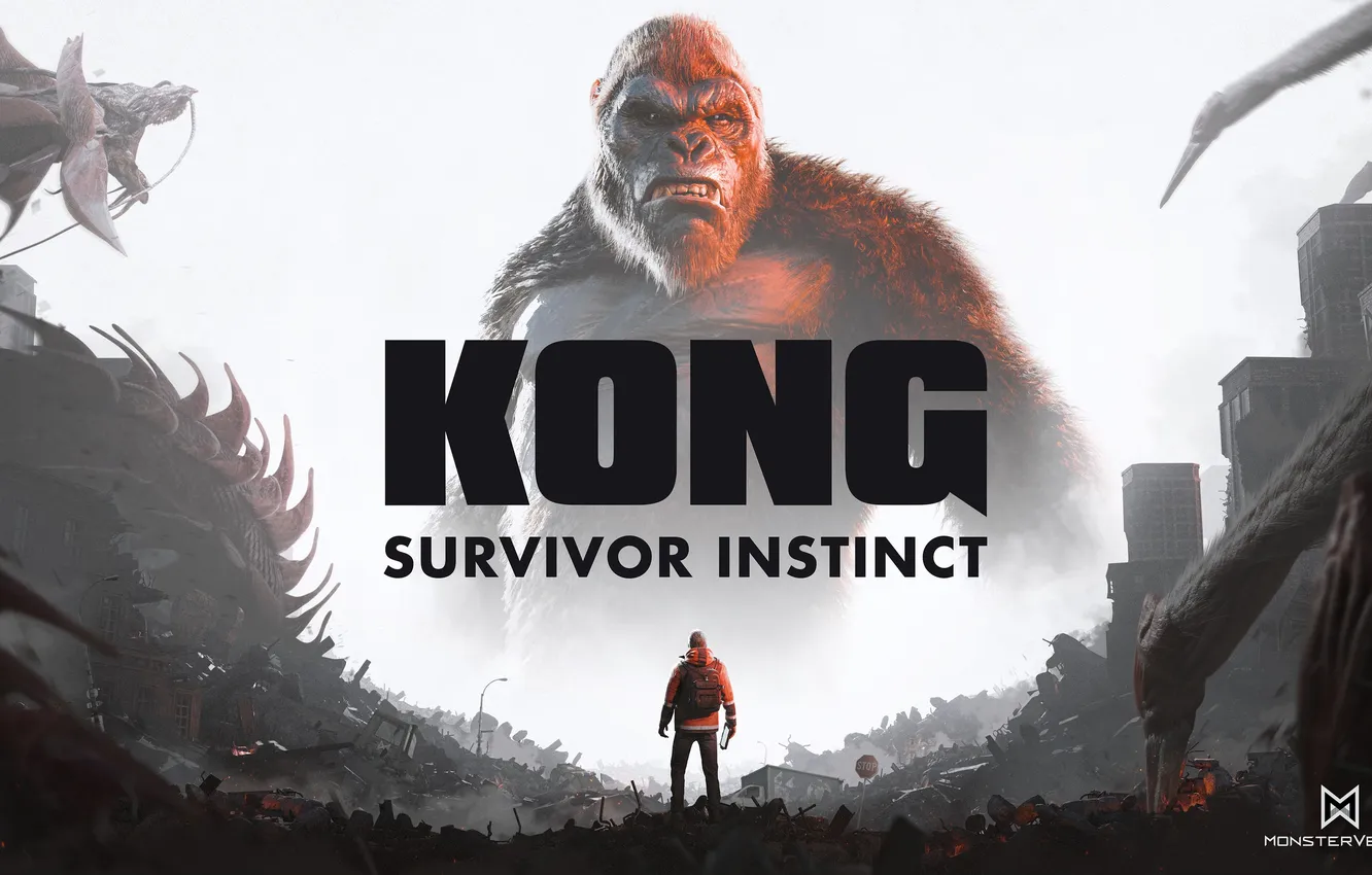 Фото обои Games, Game Art, 2025 Games, Kong: Survivor Instinct