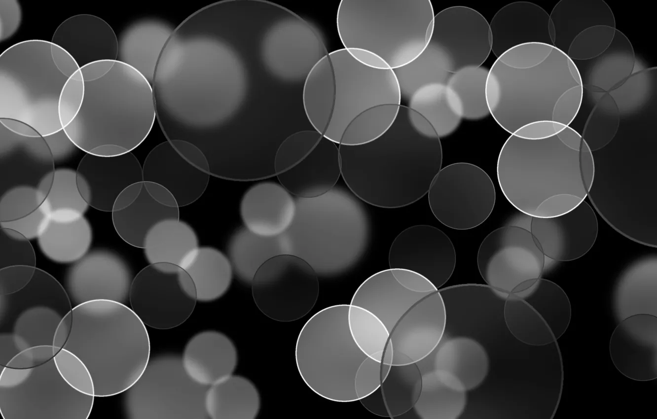 Фото обои круги, абстракция, узоры, circles, patterns, боке, bokeh, 1920x1080