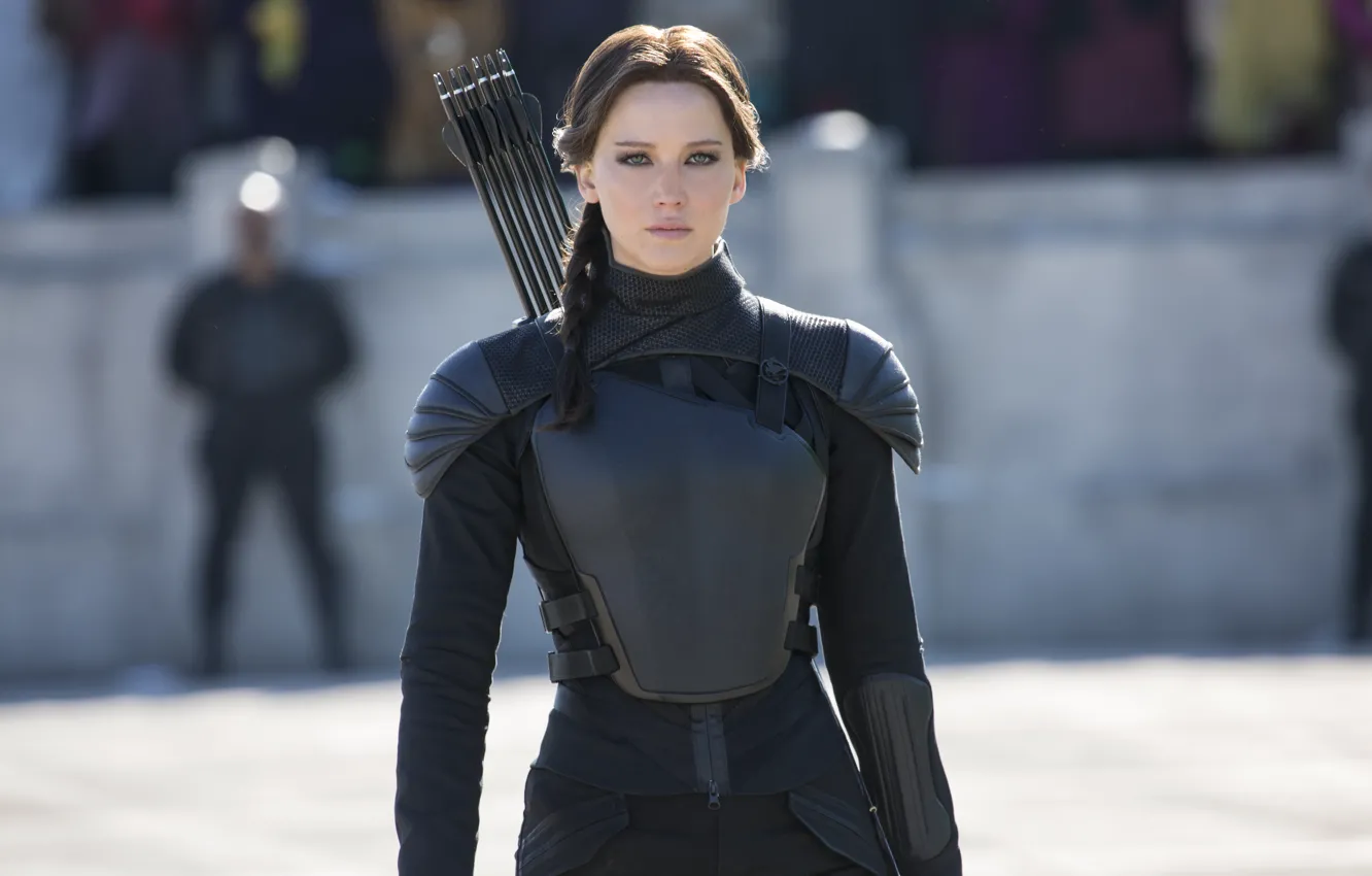 Фото обои Jennifer Lawrence, Голодные игры, Katniss Everdeen, Сойка-пересмешница, The Hunger, Games-Mockingjay