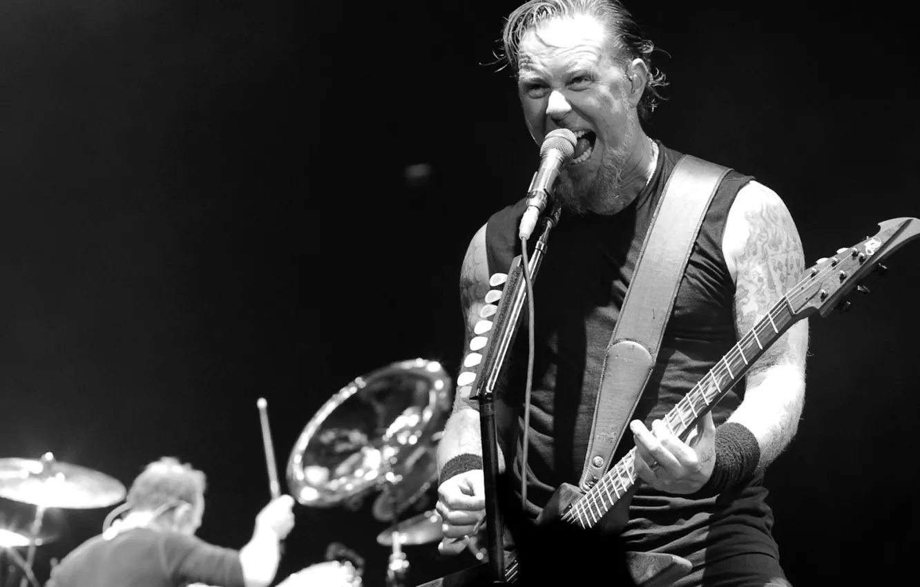 Фото обои музыка, Metallica, Джеймс Хэтфилд
