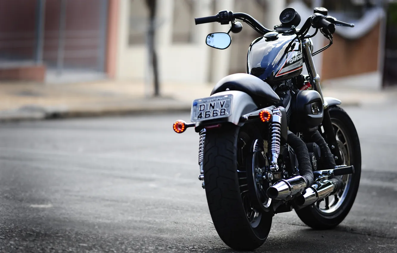 Фото обои moto, харлей, мотык, Harley Davidson 883