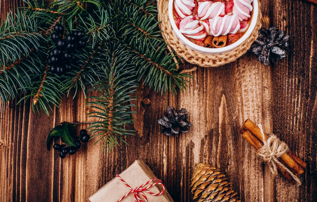 Фото обои украшения, Новый Год, Рождество, кружка, Christmas, cup, New Year, decoration