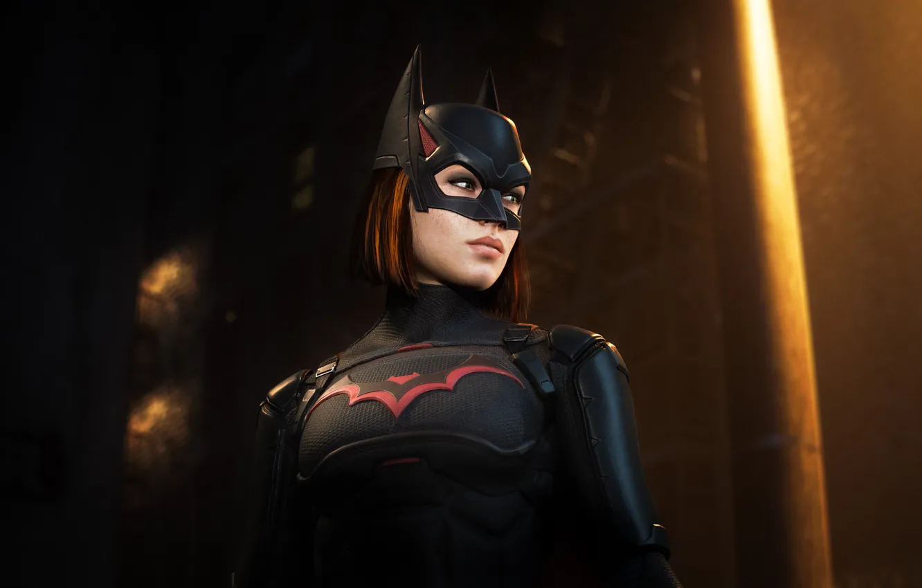 Фото обои game, knights, gotham, batgirl