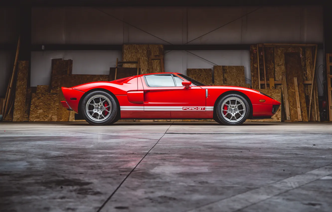 Фото обои Ford, 2006, Ford GT, side view, GT