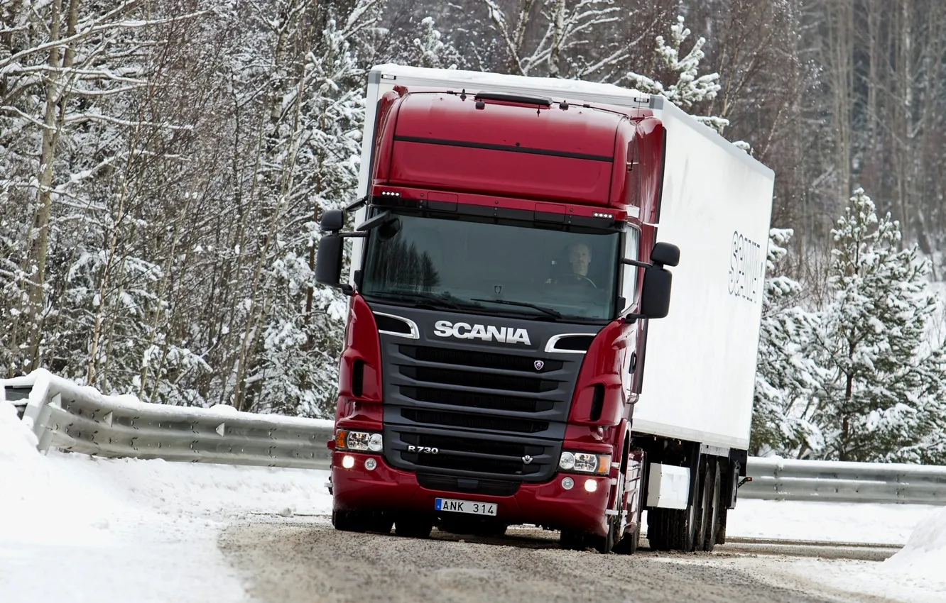 Фото обои Truck, Scania, Тягач, Скания, R730, Р730, Topline