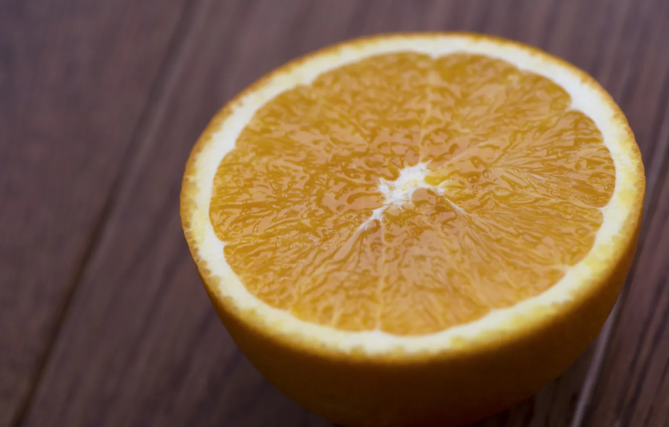 Фото обои половина, апельсин, цитрус