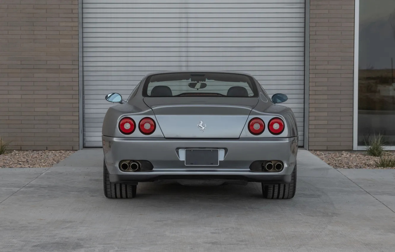 Фото обои Ferrari, rear, 575, Ferrari 575M Maranello