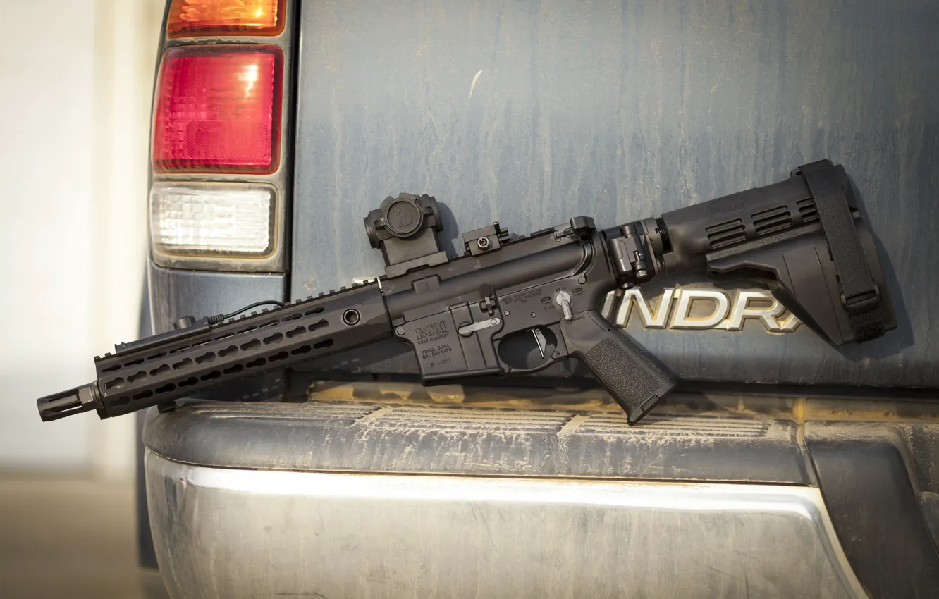 Фото обои оружие, assault rifle, AR-15, BCM, штурмовая винтовка