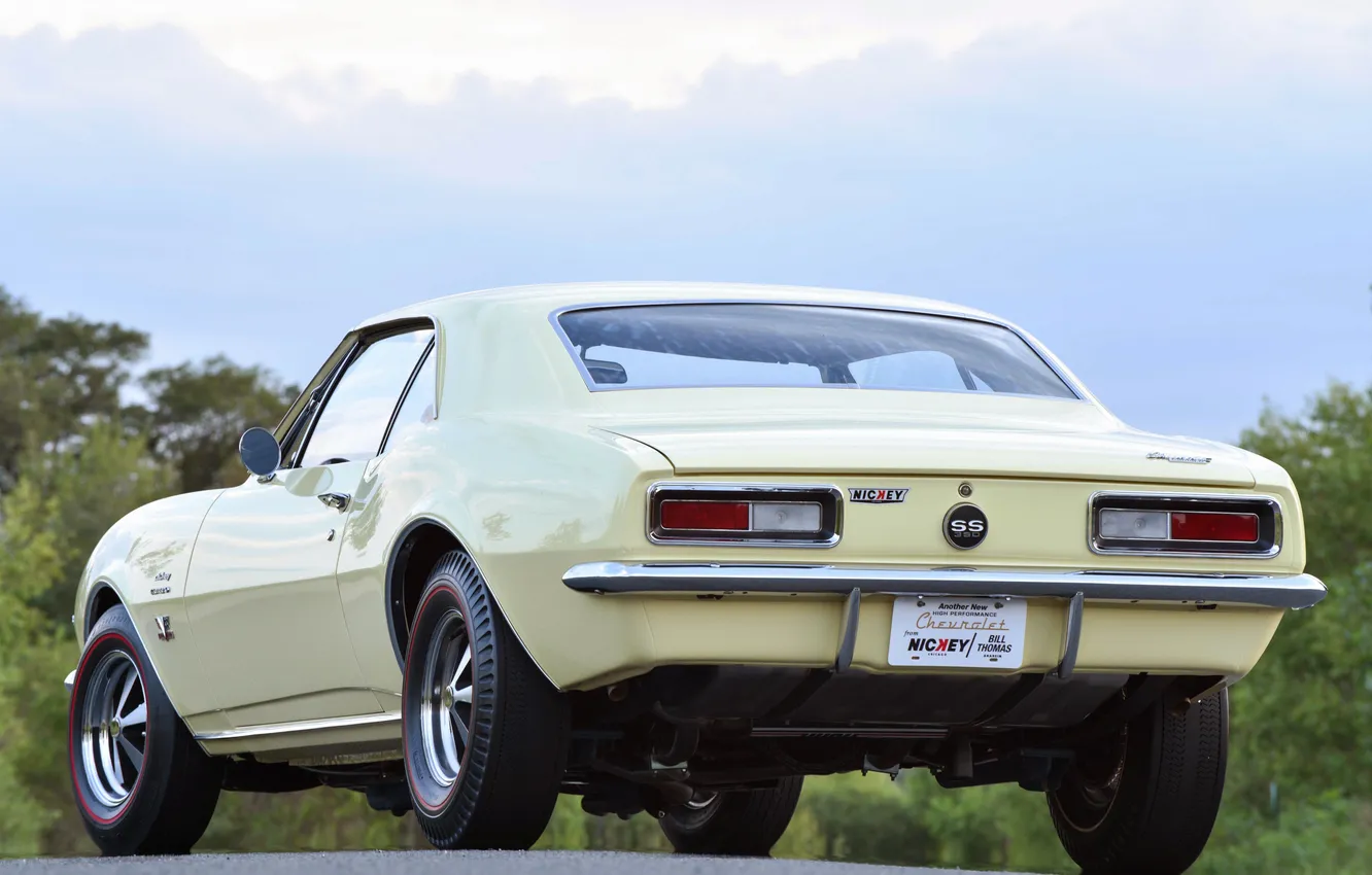 Фото обои ретро, купе, Chevrolet, Camaro, спорт кар, coupe, 1967, 427