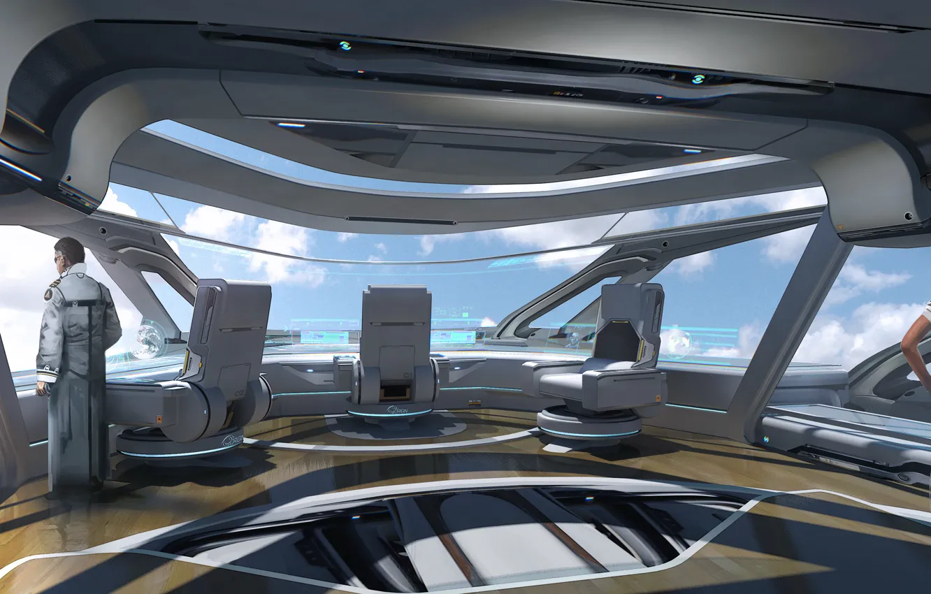 Фото обои concept, Star Citizen, cockpit, V02 High NF, stapship