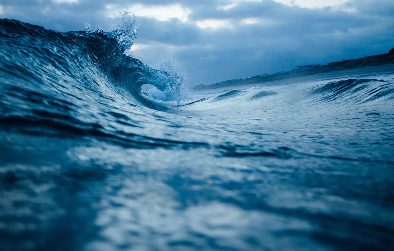 Фото обои океан, волна, New Zealand, photo, Tim Marshall, Tauranga, Mount Maunganui