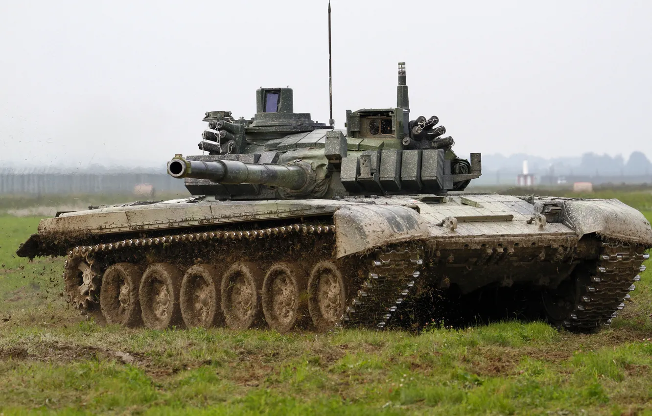 Фото обои танк, боевой, бронетехника, Т-72