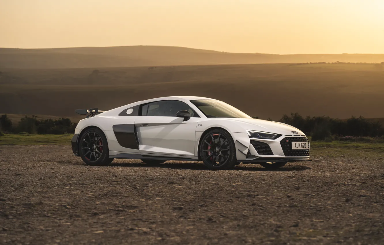 Фото обои Audi, supercar, R8, Audi R8 Coupe V10 GT RWD