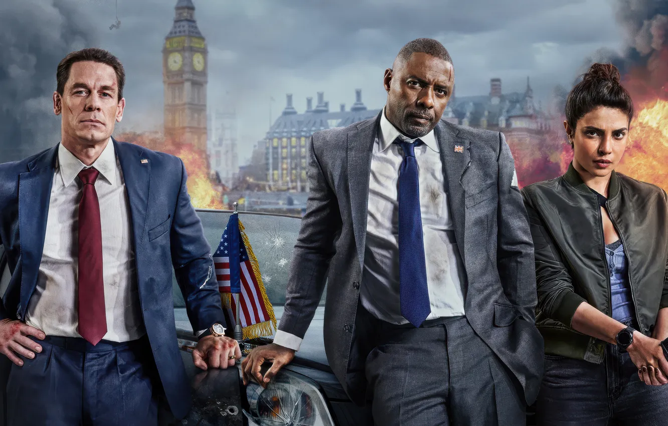Фото обои боевик, постер, персонажи, комедия, Idris Elba, Идрис Эльба, Джон Сина, John Cena