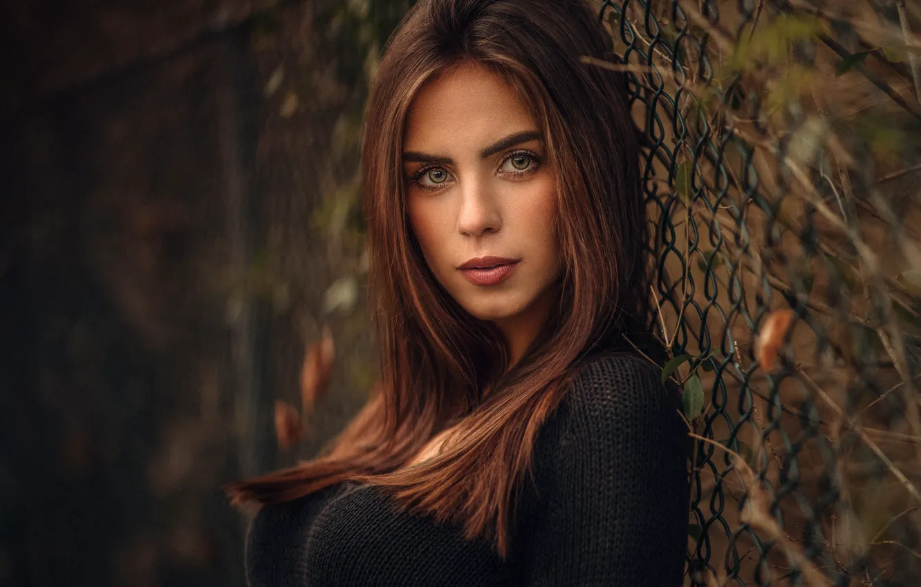 Фото обои взгляд, девушка, портрет, фотограф, Martin Kühn, Marlen