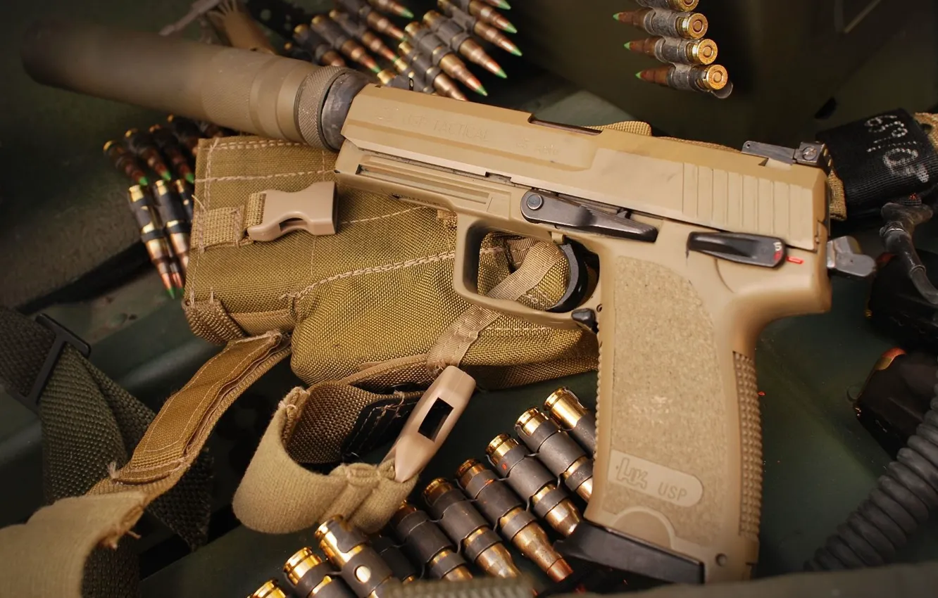 Фото обои пистолет, Оружие, gun, pistol, weapon, Тактический, ЮСП, USP