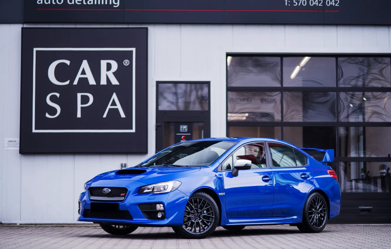 Фото обои Subaru, WRX, STI, BLUE