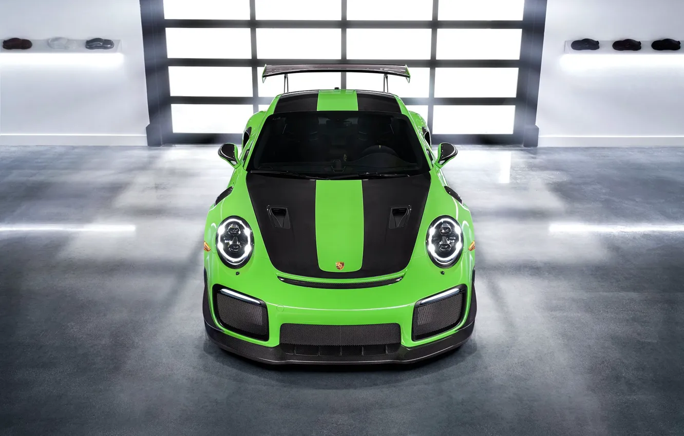 Фото обои 911, Porsche, Green, VAG, GT2RS, 991.1