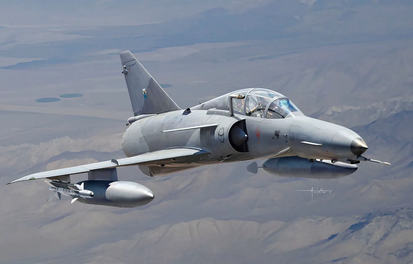 Фото обои истребитель, ЮАР, Auletta, Atlas Cheetah D, Cheetah D