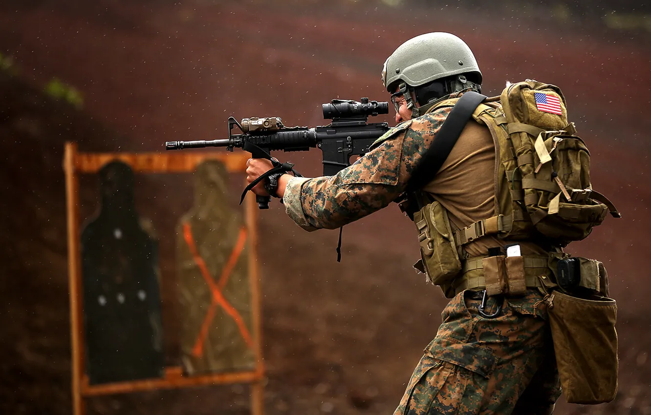 Фото обои United States Marine Corps, POHAKULOA TRAINING AREA