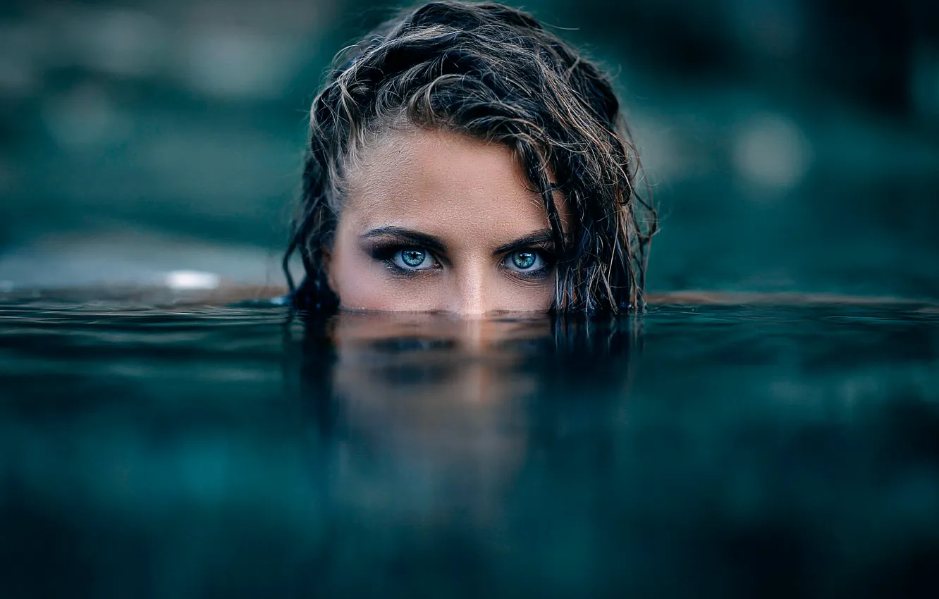 Фото обои девушка, в воде, Killer, Alessandro Di Cicco