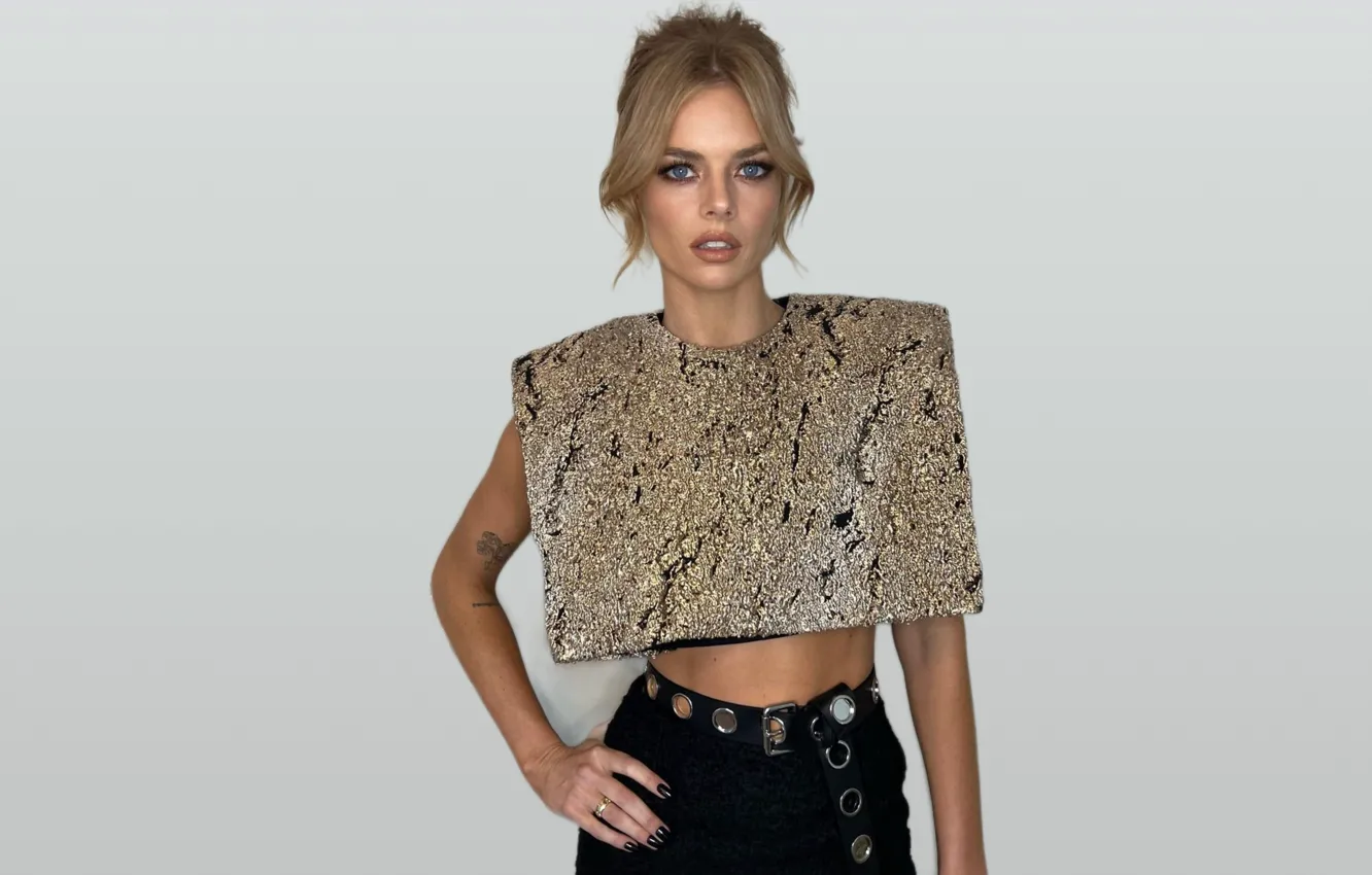 Фото обои девушка, макияж, актриса, прическа, красивая, худенькая, Samara Weaving, Самара Уивинг