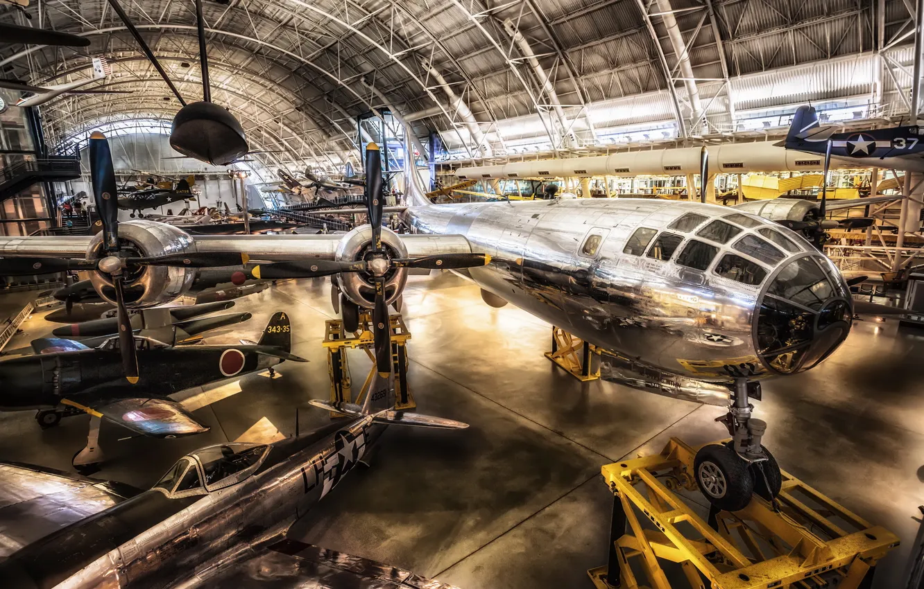 Фото обои Washington, National Air and Space Museum, Boeing B29