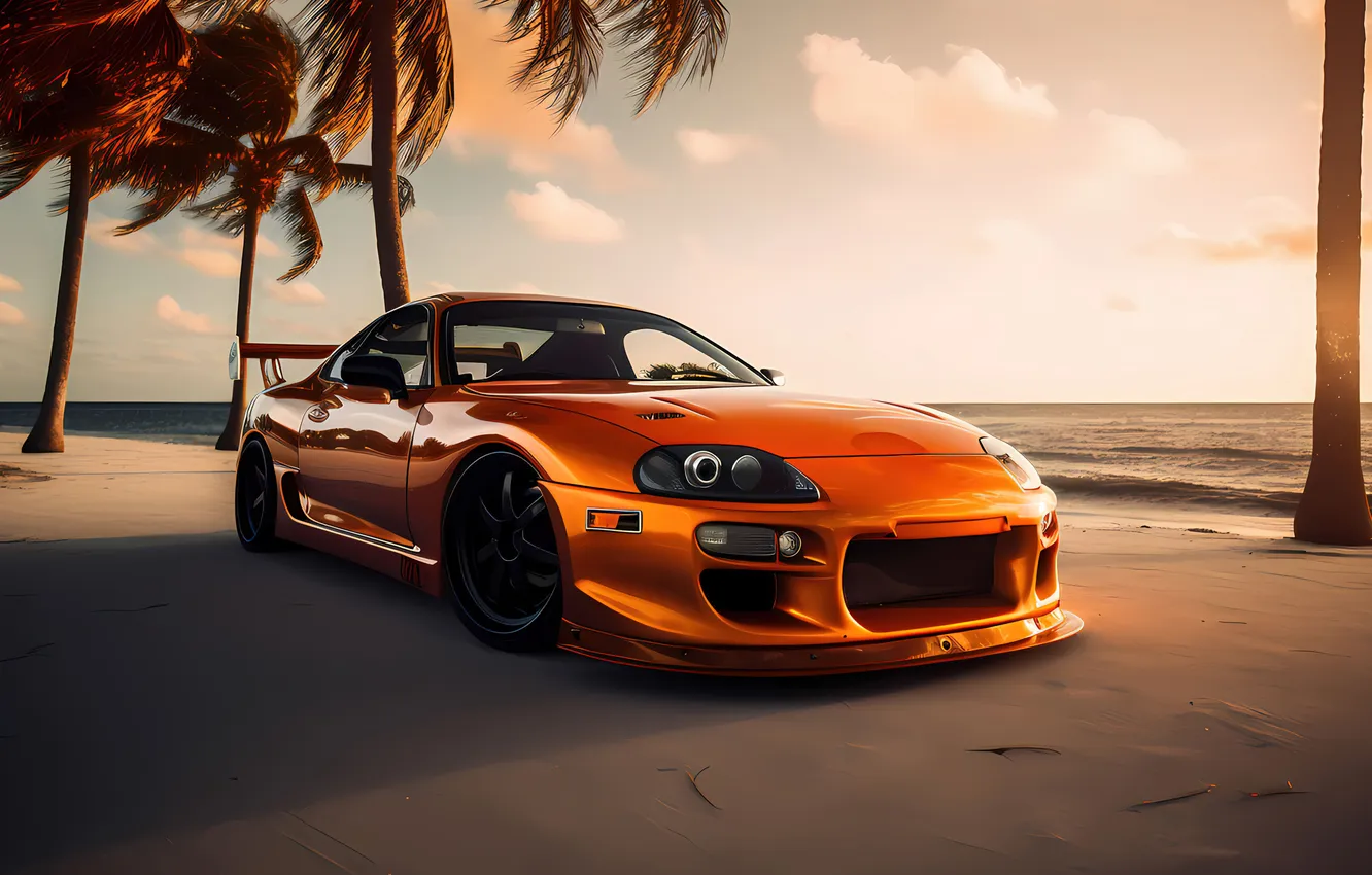 Фото обои Toyota, Cars, Toyota Supra, JDM, Japanese, Tuning Car, Drag Racing Car, Mark 4