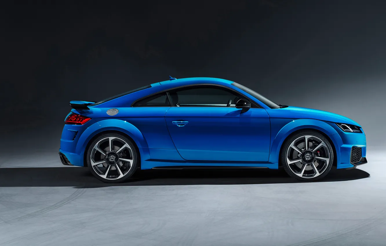 Фото обои Audi, вид сбоку, Coupe, TT RS, 2019