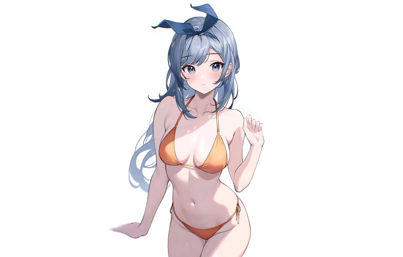 Фото обои kawaii, girl, hot, sexy, anime, babe, cute, bikini