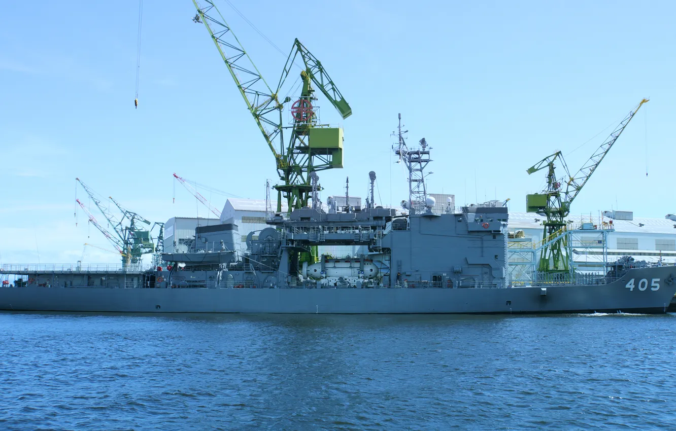 Фото обои Япония, спасатель, JS Chiyoda, AS-405
