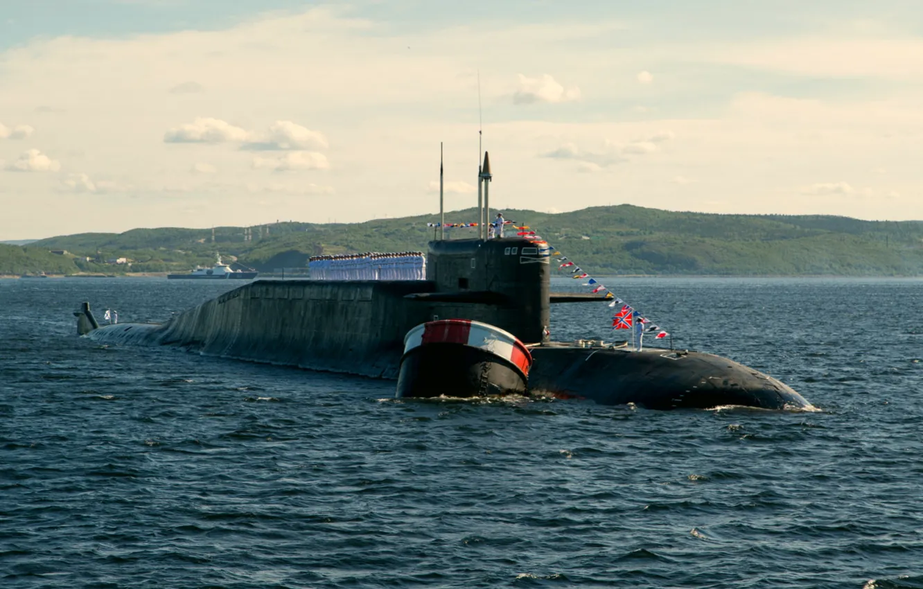 Фото обои подводный, крейсер, атомный, Верхотурье