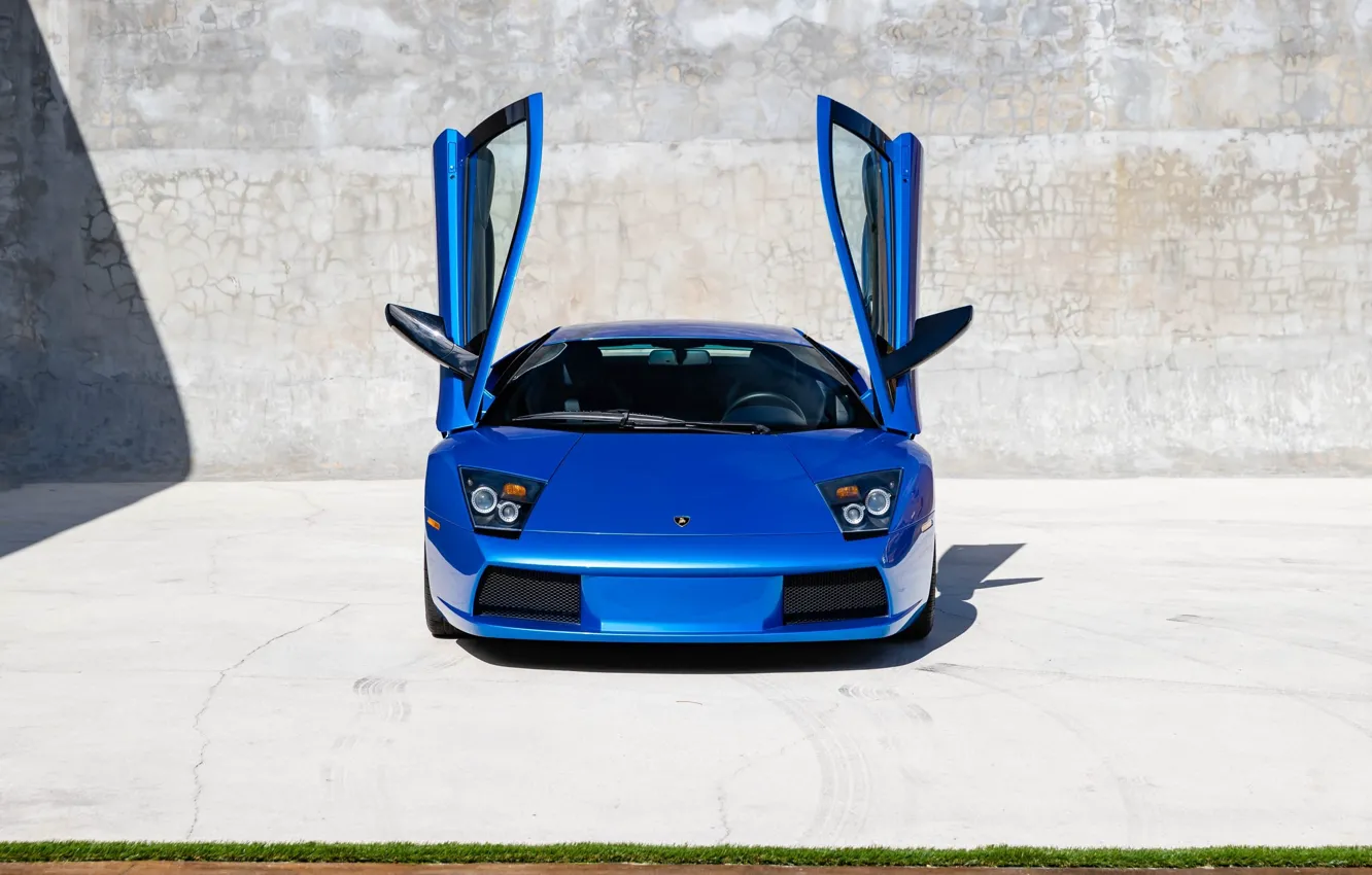 Фото обои Lamborghini, Lamborghini Murcielago, Murcielago, lambo door, front view