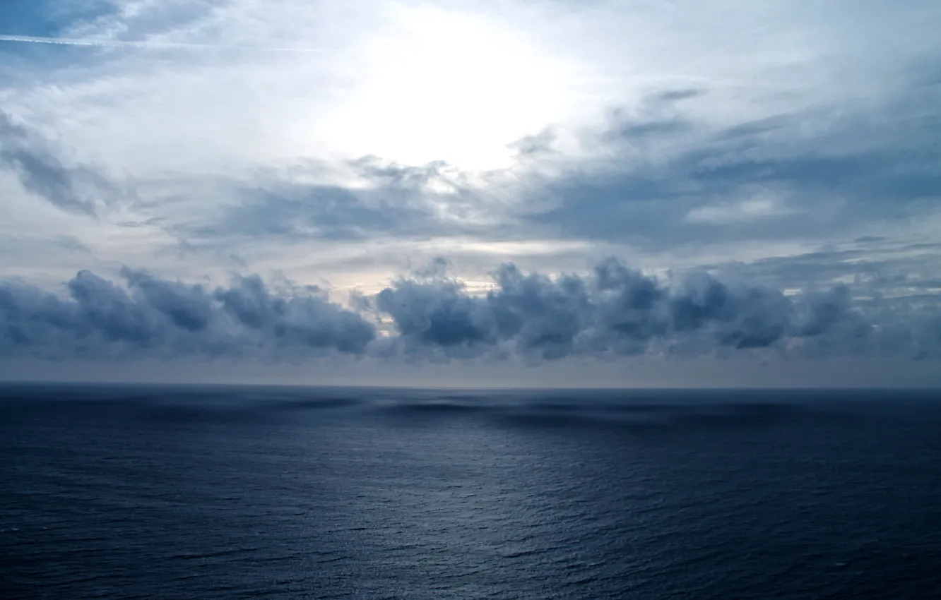 Фото обои облака, высота, Море, Россия, Анапа