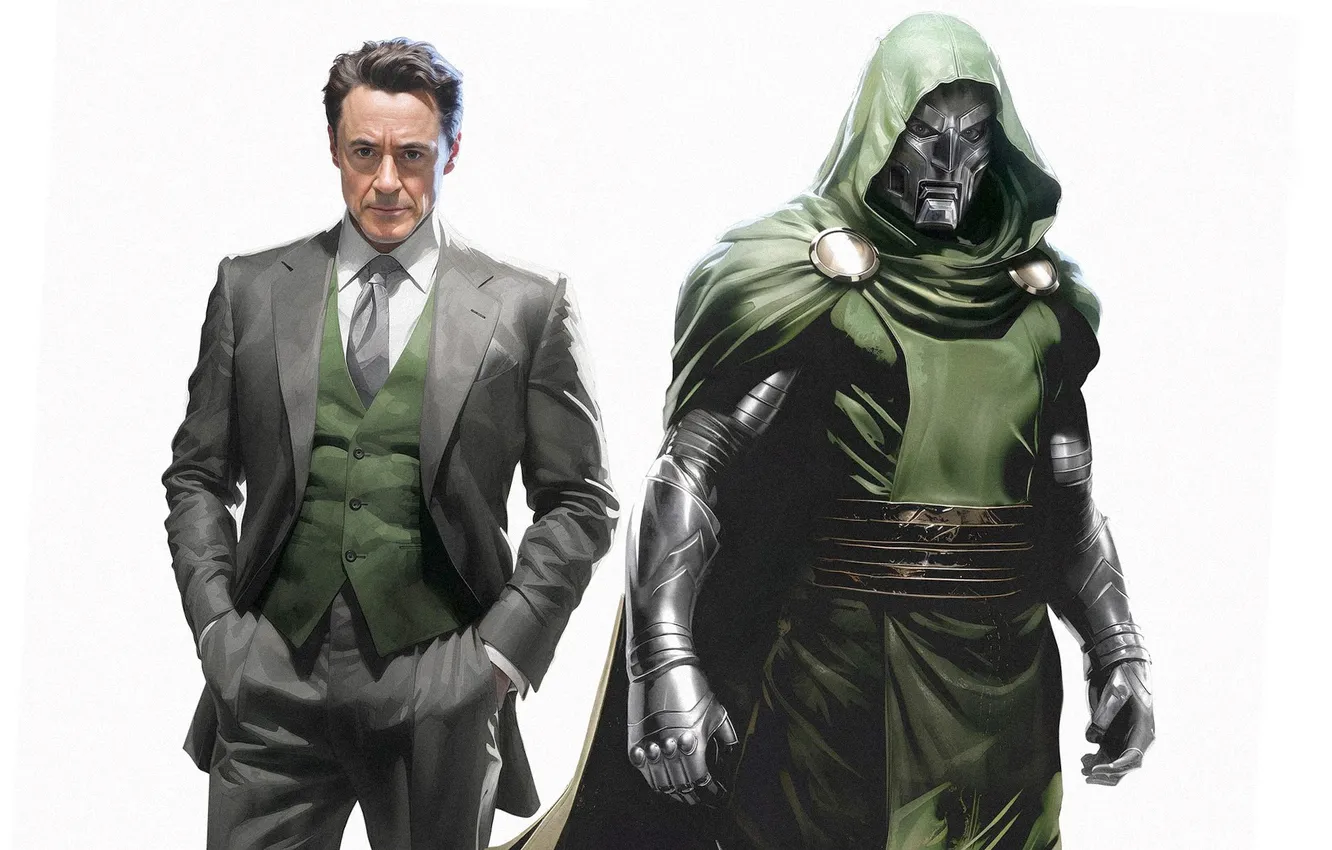Фото обои Robert Downey Jr, Marvel, Doctor Doom, Victor von Doom, conceptart, Avengers Doomsday