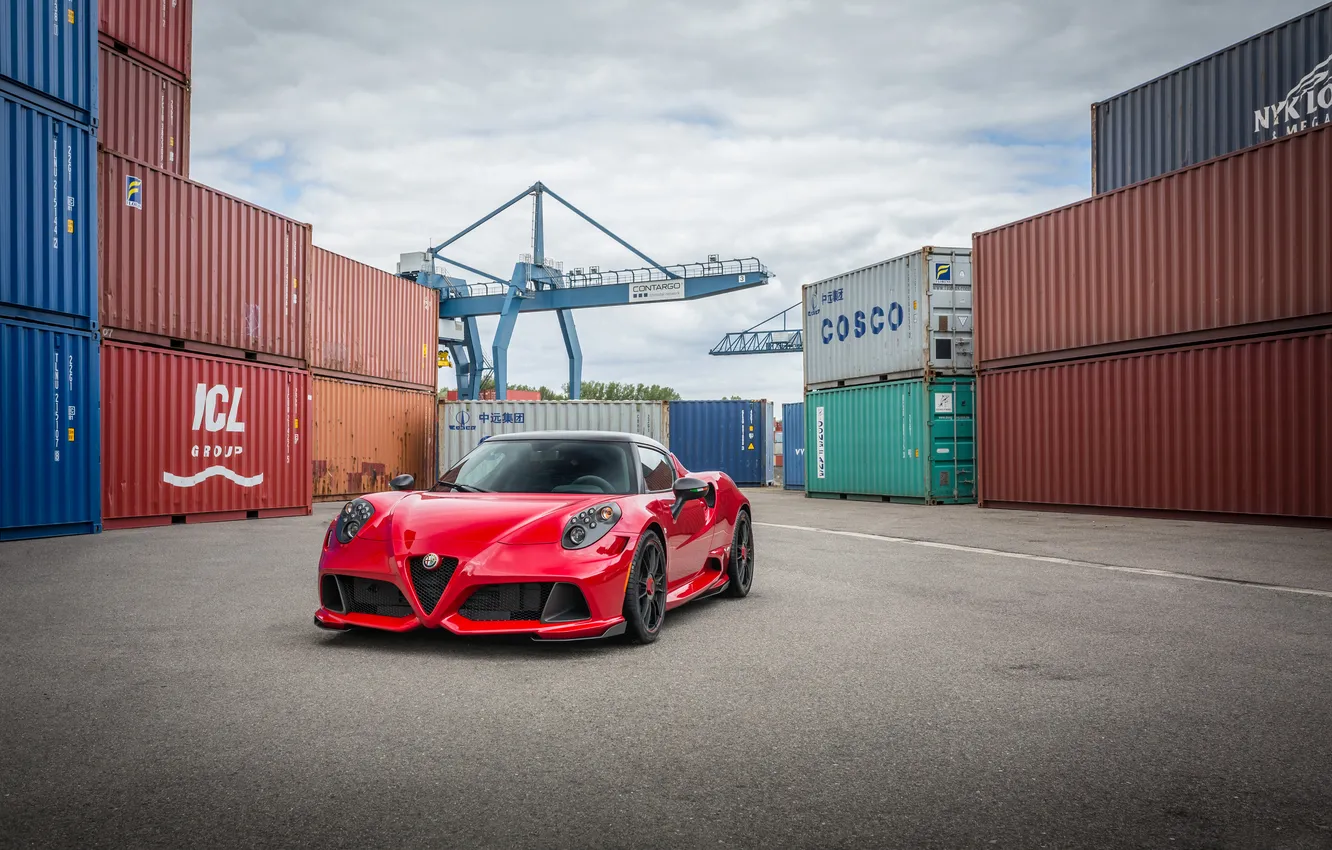 Фото обои Alfa Romeo, альфа, ромео, 2015, Zender