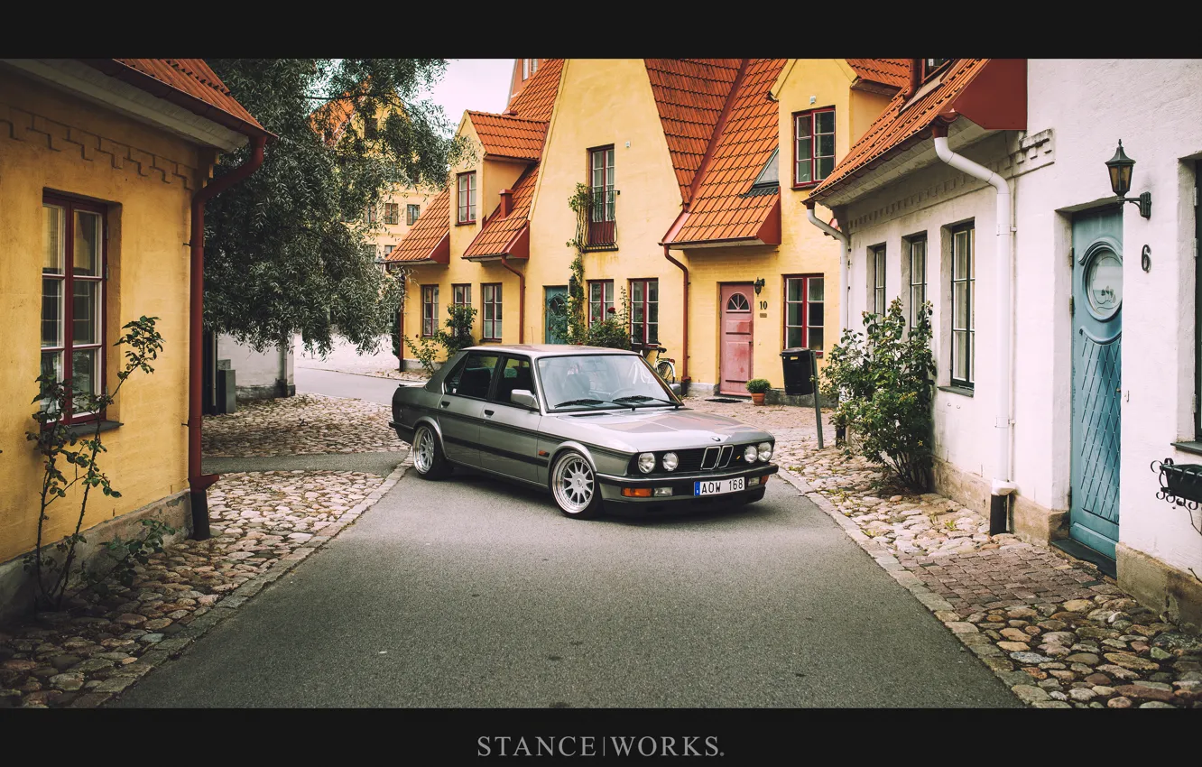 Фото обои bmw, stance, e28, 535i, 5-series, hardge