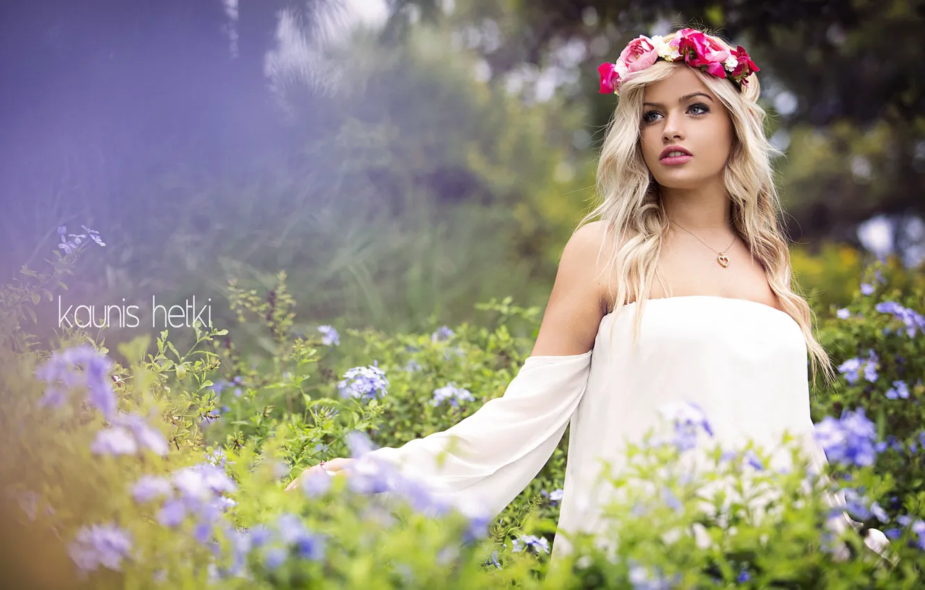 Фото обои девушка, природа, allison
